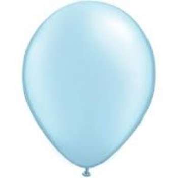 25 Luftballons 30cm Perl Hellblau